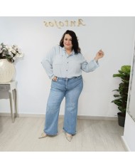 Compra Pantalón Vaquero pata ancha Tania 450 - Estilo y Comodidad