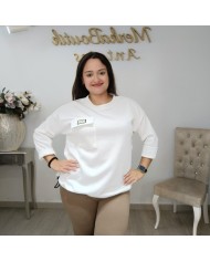 Sudadera Oversize con Bolsillo Solapa y Jareta | Marrón Chocolate y Más Colores