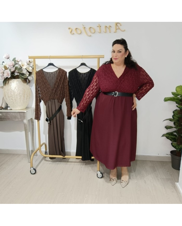 Vestido Encaje Mixto: Elegancia y Estilo para Toda Ocasión