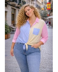 Compra Camisa Tricolor Mini - Estilo y Elegancia | Tienda Online