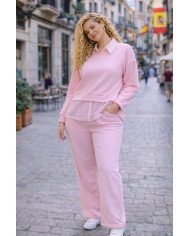 Conjunto para Mujer "Argelina" - Cuello y Bajera Elegante