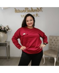 Sudadera Oversize con Bolsillo Solapa y Jareta | Marrón Chocolate y Más Colores