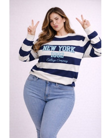 Sudadera Marinera New York - Estilo y Comodidad