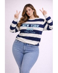 Sudadera Marinera New York - Estilo y Comodidad