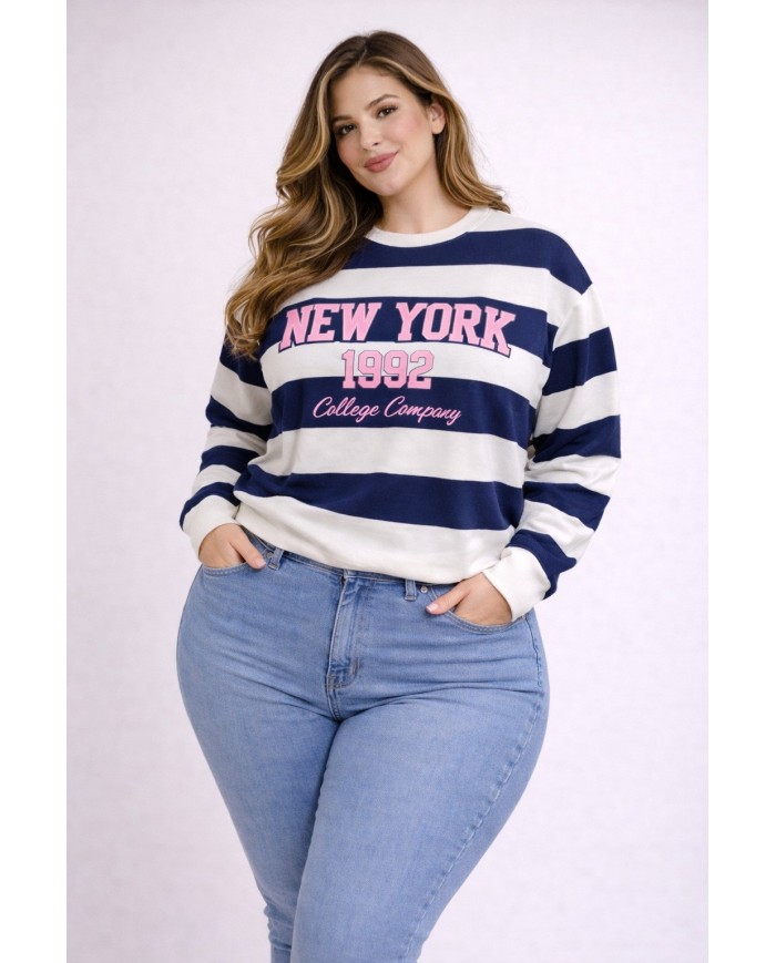 Sudadera Marinera New York - Estilo y Comodidad