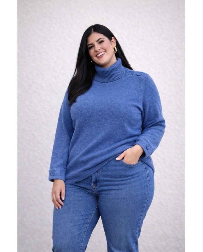 Jersey Angorina Cuello Alto Sonia | Elegancia y Confort
