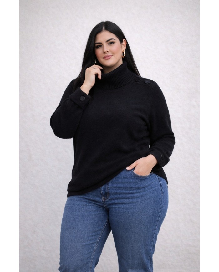 Jersey Angorina Cuello Alto Sonia | Elegancia y Confort