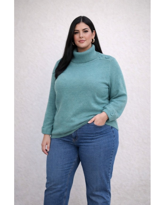 Jersey Angorina Cuello Alto Sonia | Elegancia y Confort