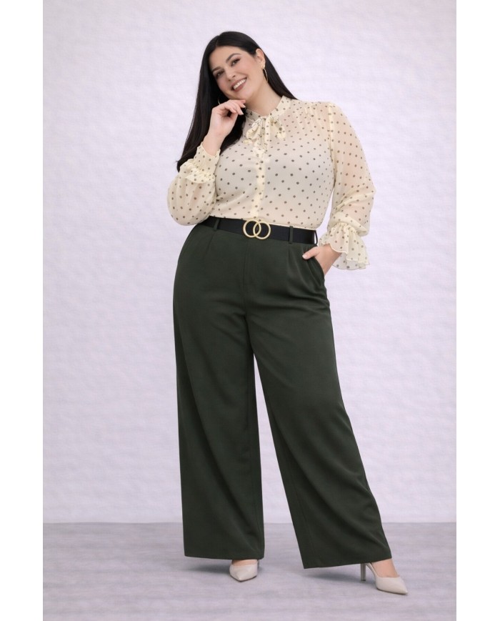 Pantalón Crepe Pata Ancha Esther - Estilo y Comodidad