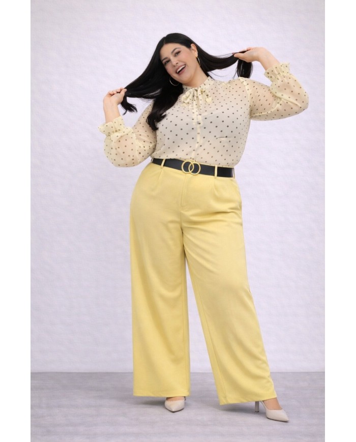 Pantalón Crepe Pata Ancha Esther - Estilo y Comodidad