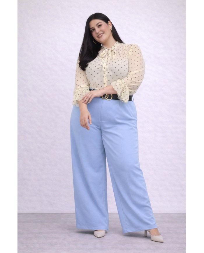 Pantalón Crepe Pata Ancha Esther - Estilo y Comodidad