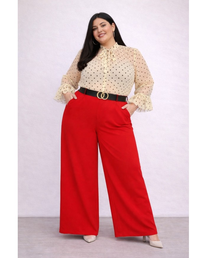 Pantalón Crepe Pata Ancha Esther - Estilo y Comodidad