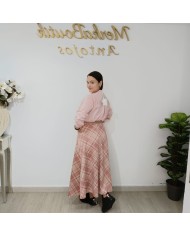 Falda Cuadros Antelina Aldea - Elegancia y Estilo Atemporal