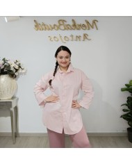 Camisa Básica Larga Mini - Elegancia y Versatilidad