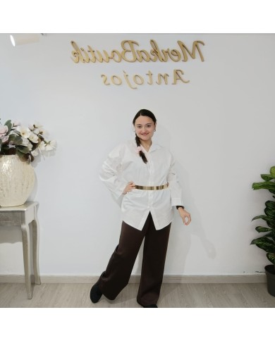 Camisa Básica Larga Mini - Elegancia y Versatilidad