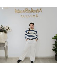 Pantalón Pata Ancha Carla - Estilo y Comodidad en Moda Femenina