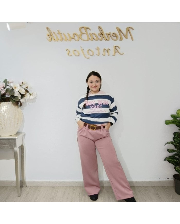 Pantalón Pata Ancha Carla - Estilo y Comodidad en Moda Femenina