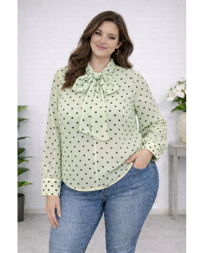 Blusa de gasa lunares talla única | Giralda Mini