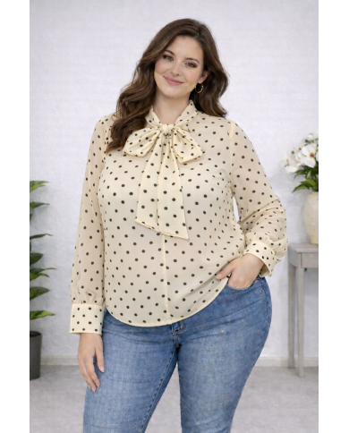 Blusa de gasa lunares talla única | Giralda Mini