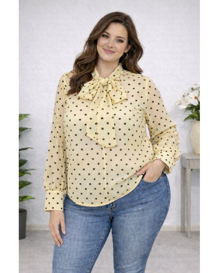 Blusa de gasa lunares talla única | Giralda Mini