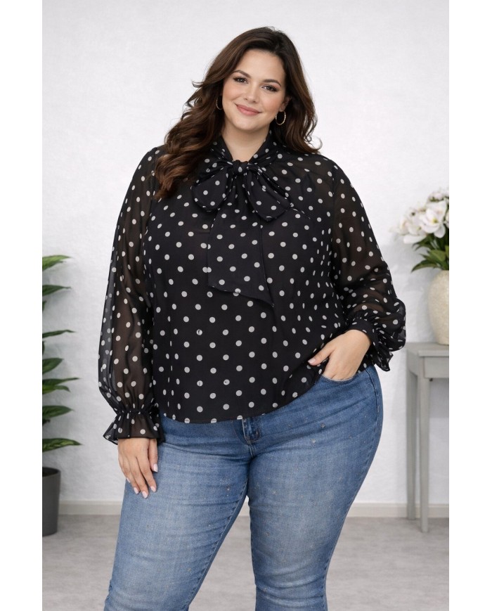 Blusa Gasa Lunar Giralda - Elegancia y Estilo Atemporal