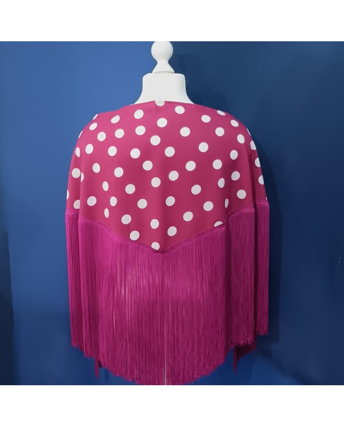 Mantón Flamenca Sara Lunar - Autenticidad y Estilo Flamenco