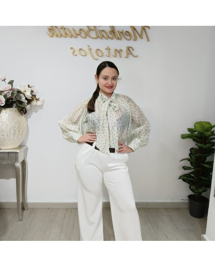 Pantalón Pata Ancha Carla - Estilo y Comodidad en Moda Femenina