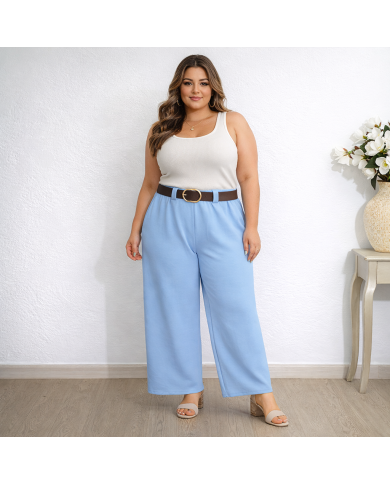 Pantalón Pata Ancha Carla - Estilo y Comodidad en Moda Femenina