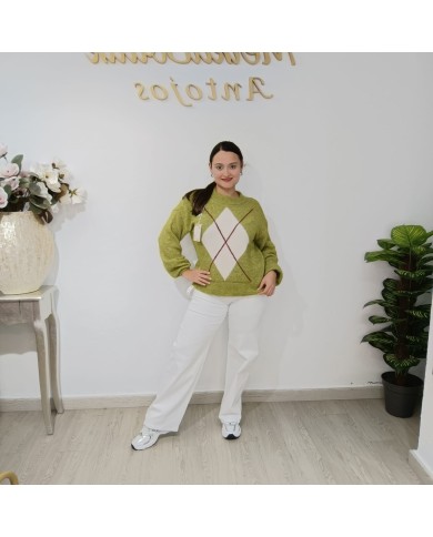 Jersey de Lana Angorina Rombo Daniela - Moda y Confort