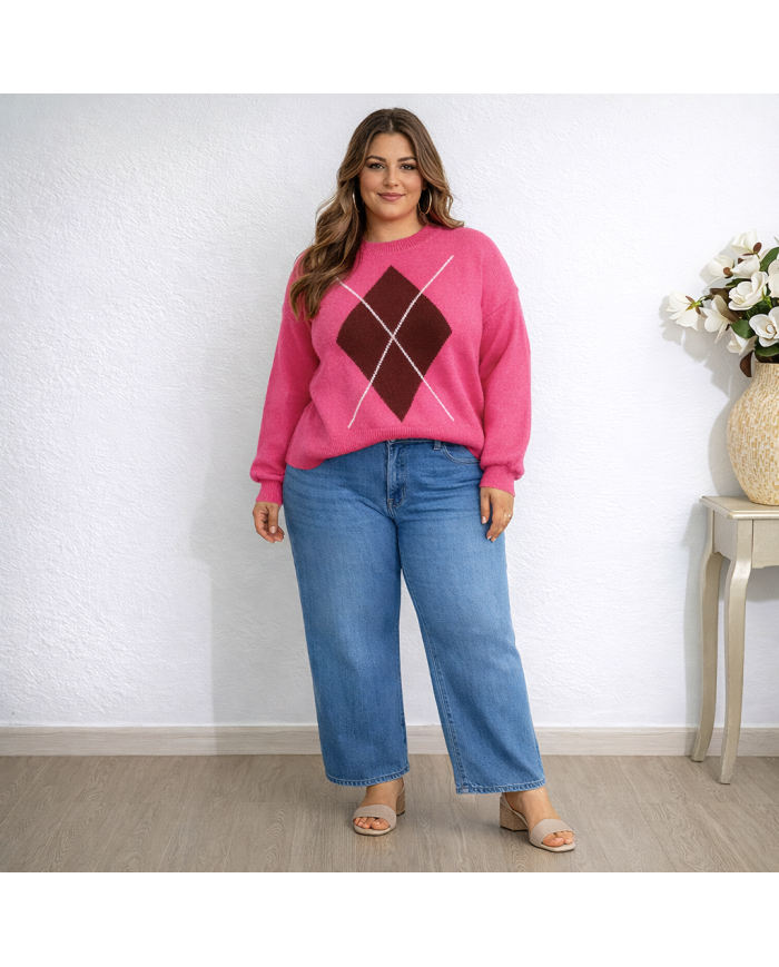 Jersey de Lana Angorina Rombo Daniela - Moda y Confort