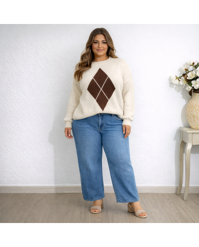 Jersey de Lana Angorina Rombo Daniela - Moda y Confort