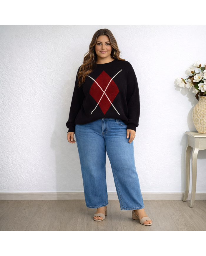 Jersey de Lana Angorina Rombo Daniela - Moda y Confort