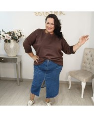 Sudadera Oversize Letras Relieve 3D | Burdeos y Más Colores | Estilo Vintage