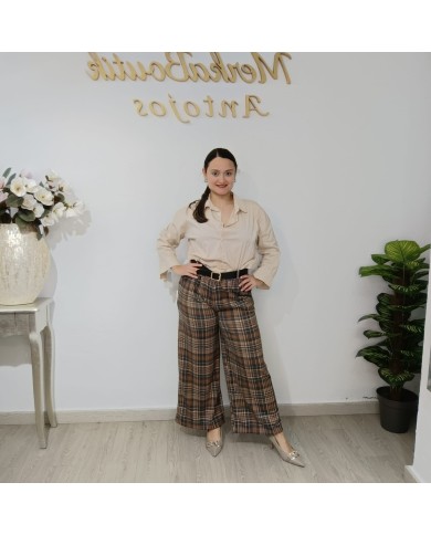 Pantalón Cuadro Viscosa Boom - Estilo y Comodidad en Cada Paso