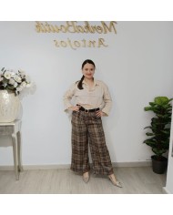 Pantalón Cuadro Viscosa Boom - Estilo y Comodidad en Cada Paso