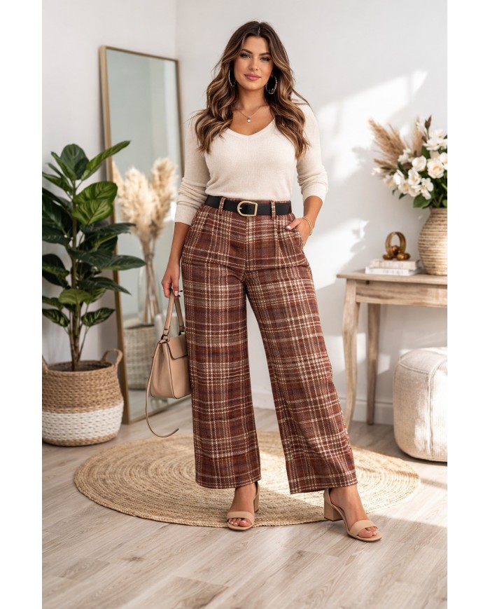 Pantalón Cuadro Viscosa Boom - Estilo y Comodidad en Cada Paso