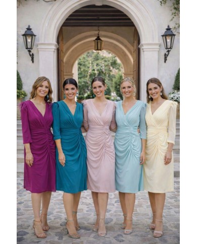 Vestido de Gasa con Plumas Catedral - Elegancia para Galas