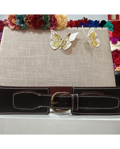 Cinturón Flamenco "Amazonas" con Hebilla - Estilo y Tradición