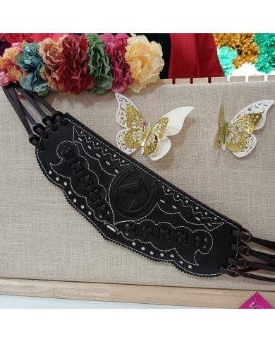 Cinturón Flamenco Corcel Trenzado - Elegancia y Tradición