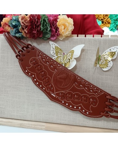 Cinturón Flamenco Corcel Trenzado - Elegancia y Tradición