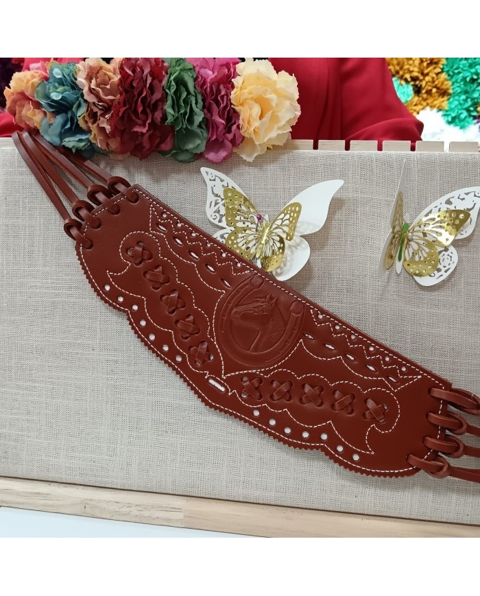 Cinturón Flamenco Corcel Trenzado - Elegancia y Tradición