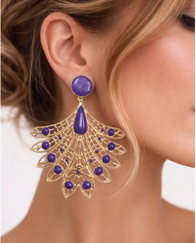 Pendiente Flamenca Mariposa - Elegancia y Tradición