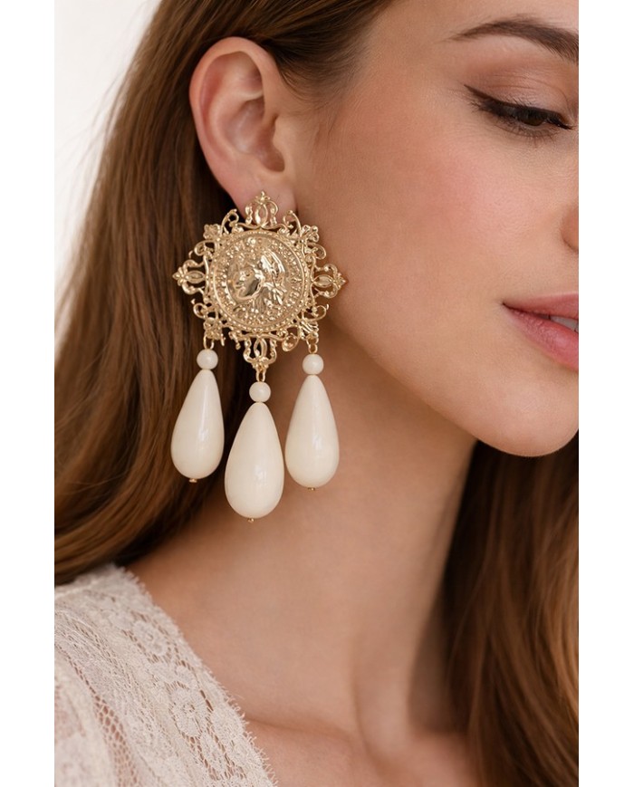 Pendiente Flamenca Afrodita - Elegancia y Tradición Flamenca