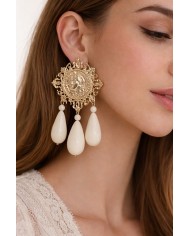 Pendiente Flamenca Afrodita - Elegancia y Tradición Flamenca