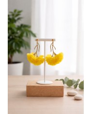 Pendientes Flamenca Clavel - Elegancia y Tradición Andaluza