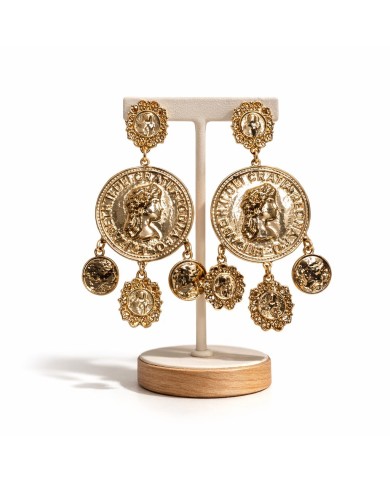 Pendientes Flamenca Monedas | Elegancia y Tradición