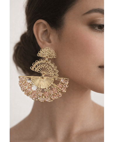 Pendiente Flamenca Giraldillo - Elegancia Sevillana