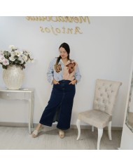 Falda Vaquera Larga Oviedo | Comprar Falda Denim con Apertura