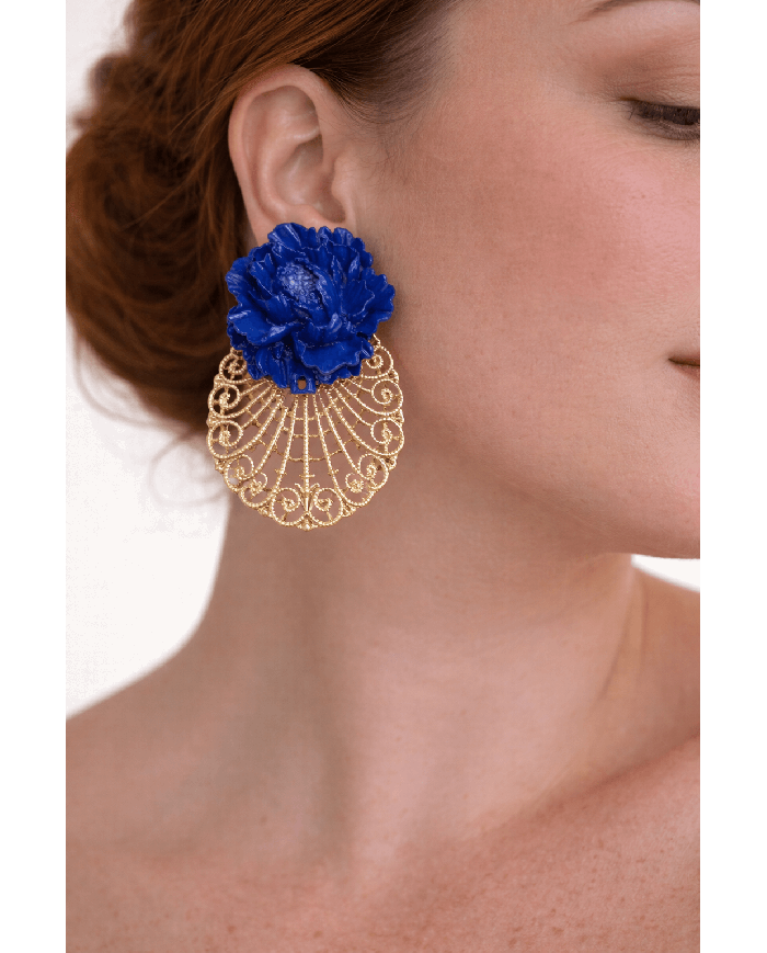 Pendientes Flamenca La Palma - Elegancia y Tradición Flamenca