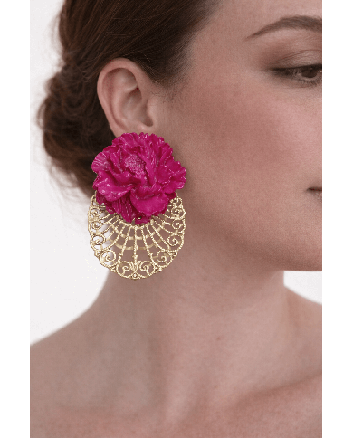 Pendientes Flamenca La Palma - Elegancia y Tradición Flamenca